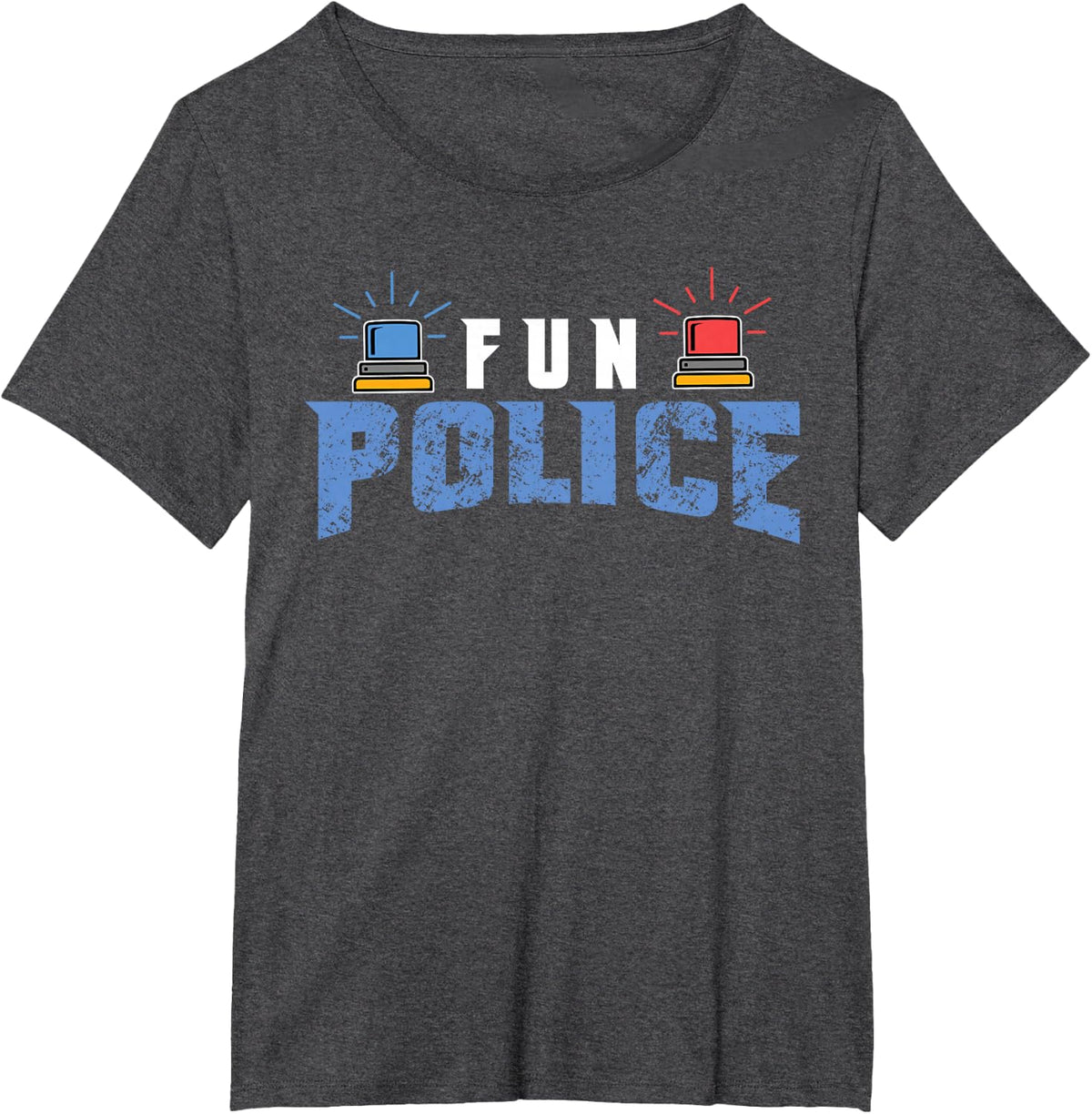 Dance Chaperone Fun Police Tee For Dancing Sheriff State Cop T-Shirt - Dark Heather Grey