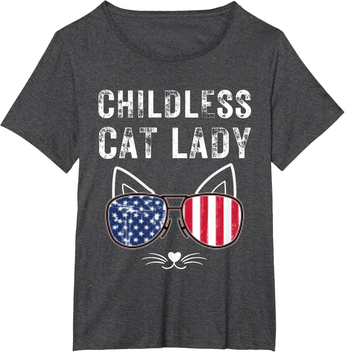 Childless Cat Lady T-Shirt T-Shirt - Dark Heather Grey