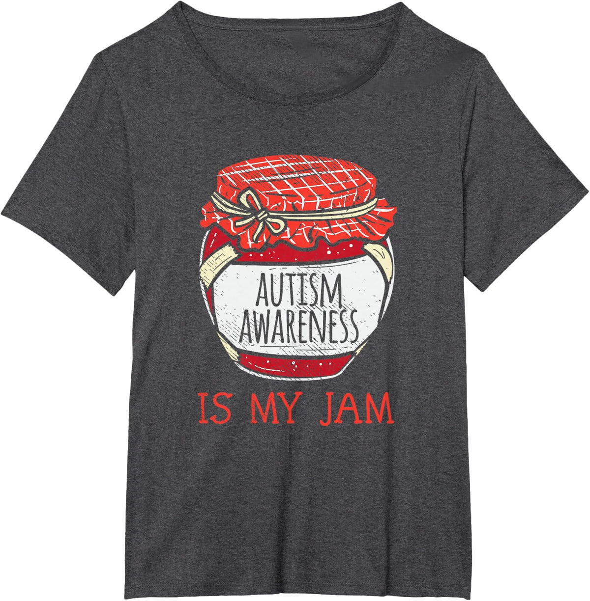 Autism Autistic Awareness Support T-Shirt - Dark Heather Grey