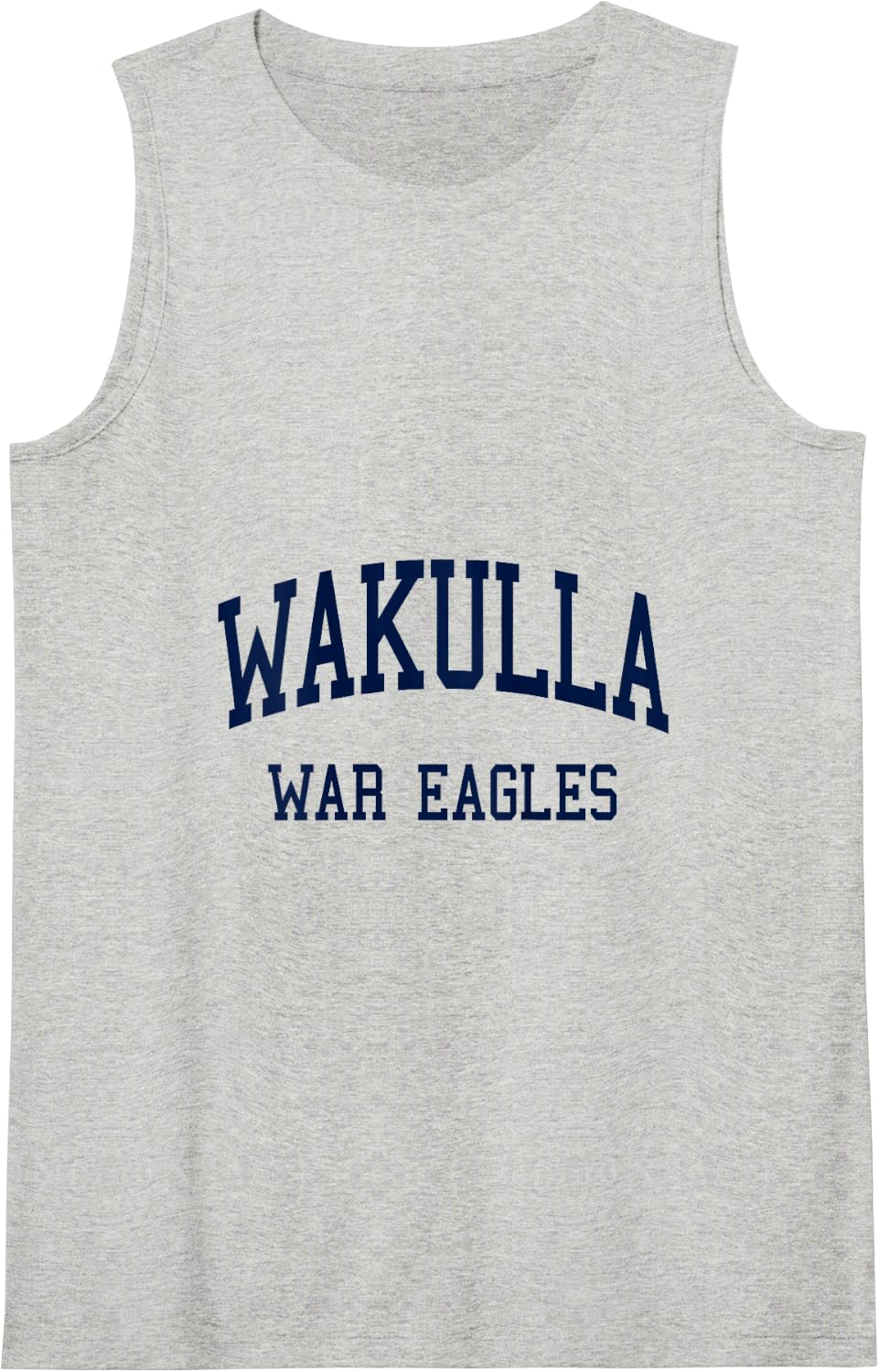 Wakulla High School HS Crawfordville FL Retro Tank Top - Heather Grey