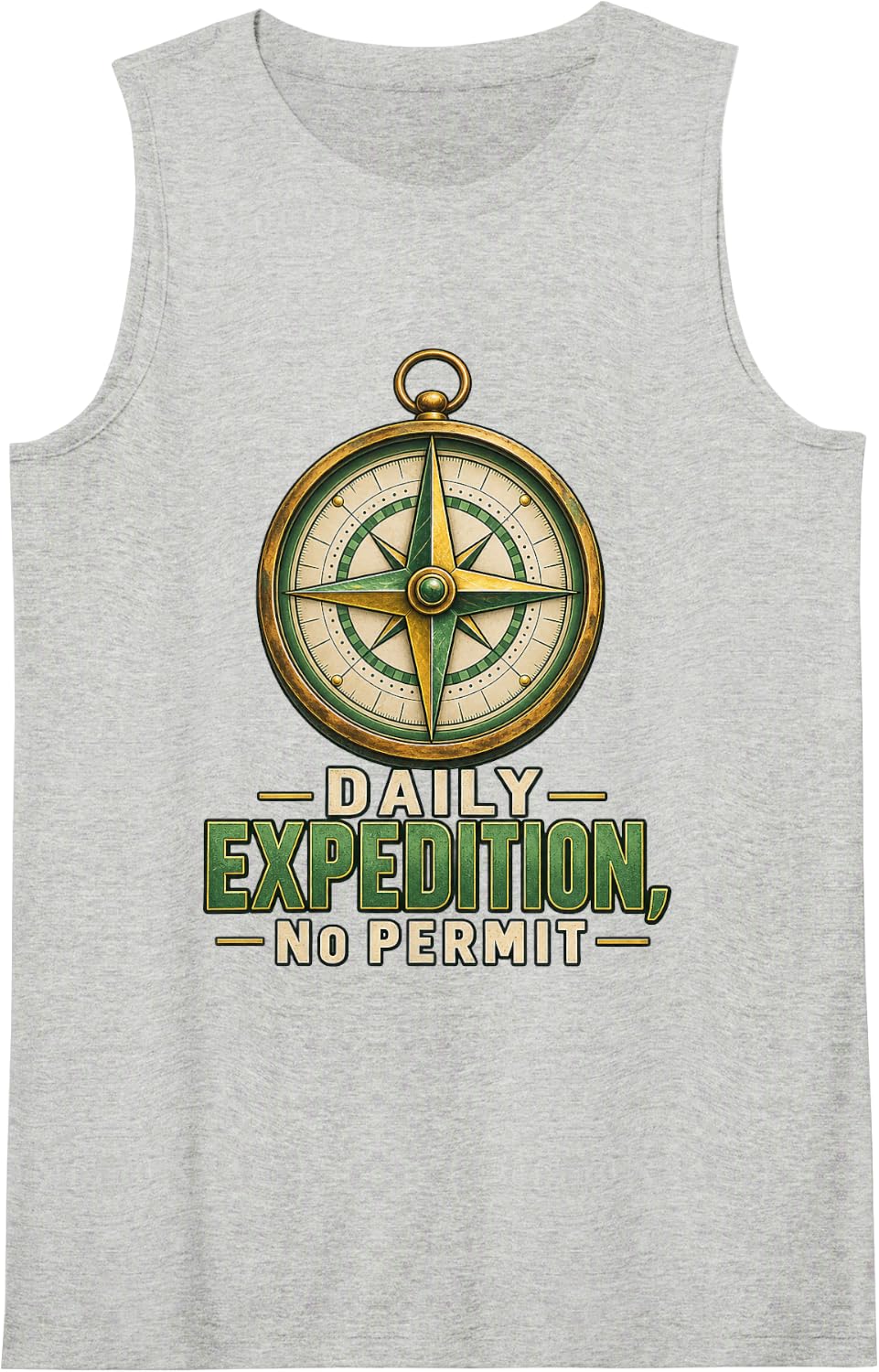 Daily Expedition, No Permit Special Education Teacher Sleeveless Tank Top - Heather Grey