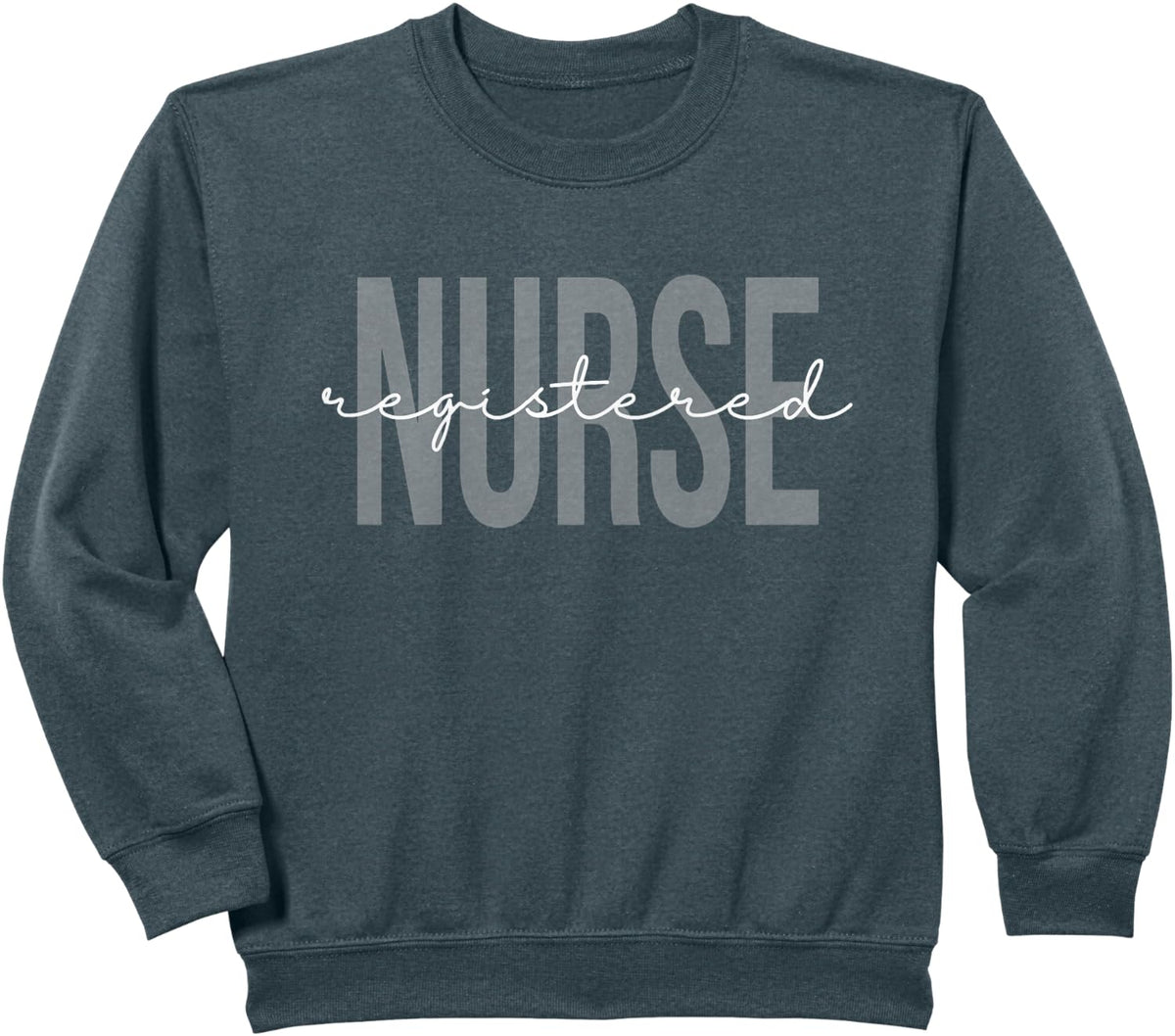 Registered Nurse RN Emergency Room Nurse Sweatshirt - Dark Heather Grey