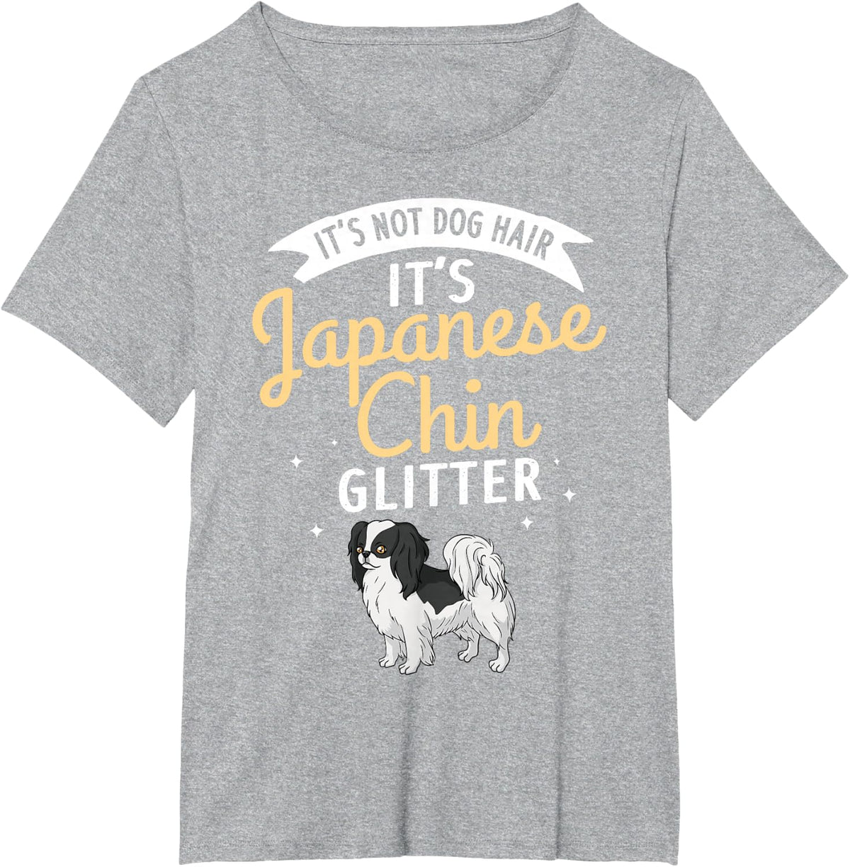 Japanese Chin Dog Gift Puppy Owner Lover T-Shirt - Heather Grey
