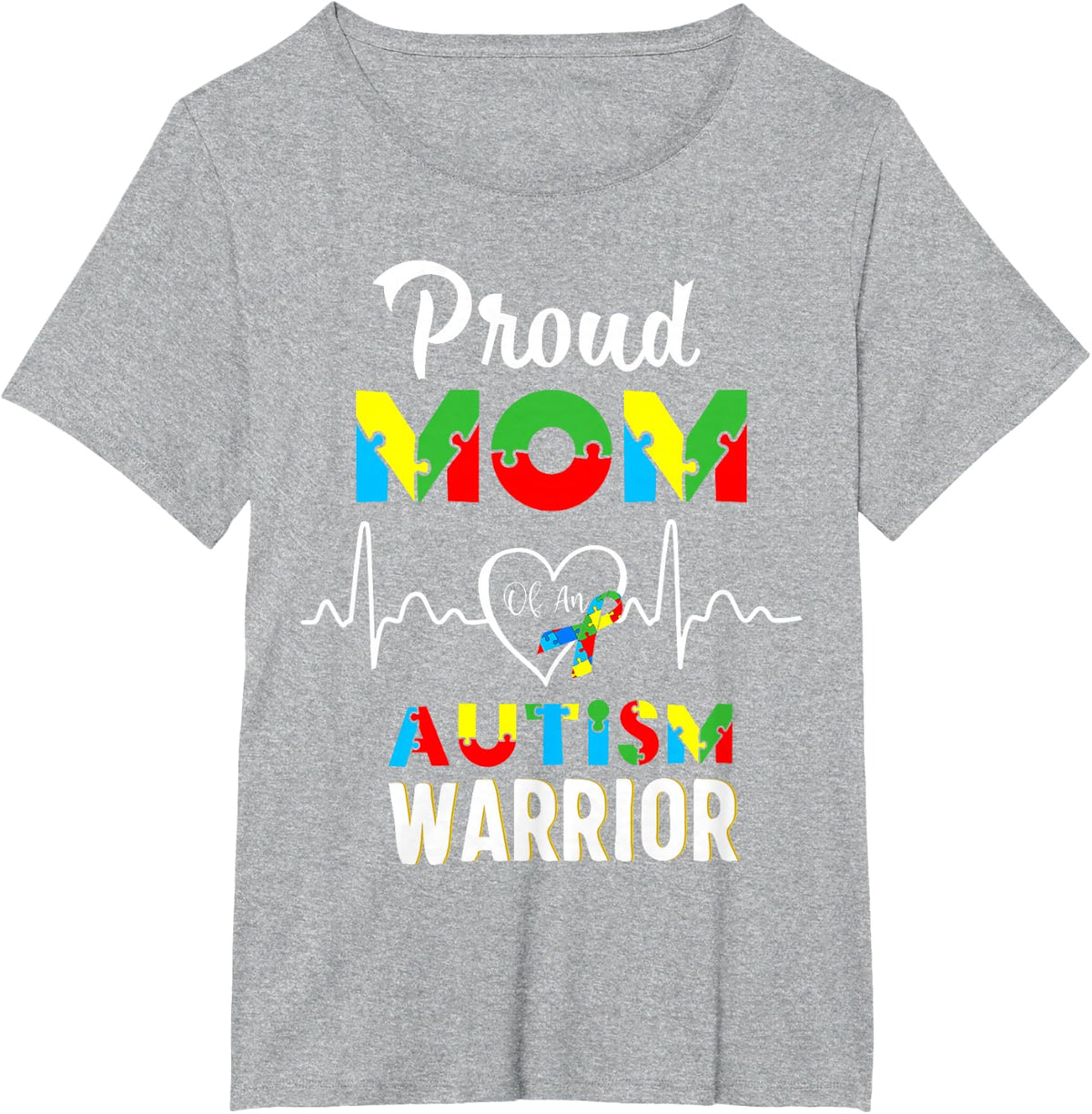 Autism mom unbreakable cute autism awareness women gift T-Shirt - Heather Grey