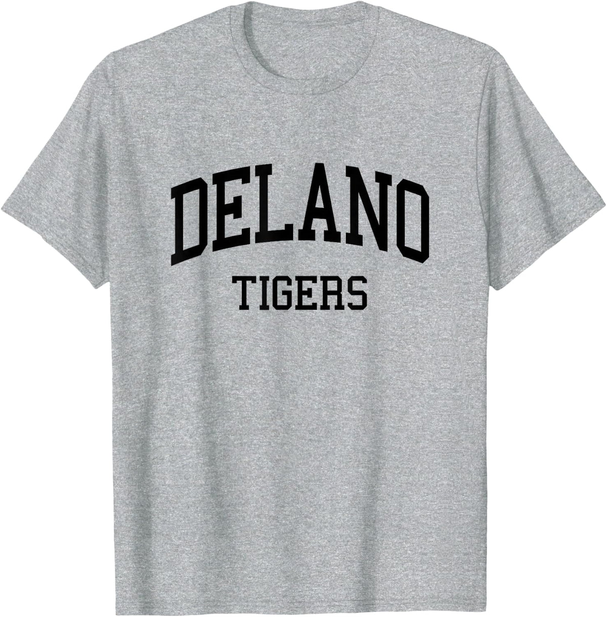 Delano High School HS Delano MN Retro T-Shirt - Heather Grey