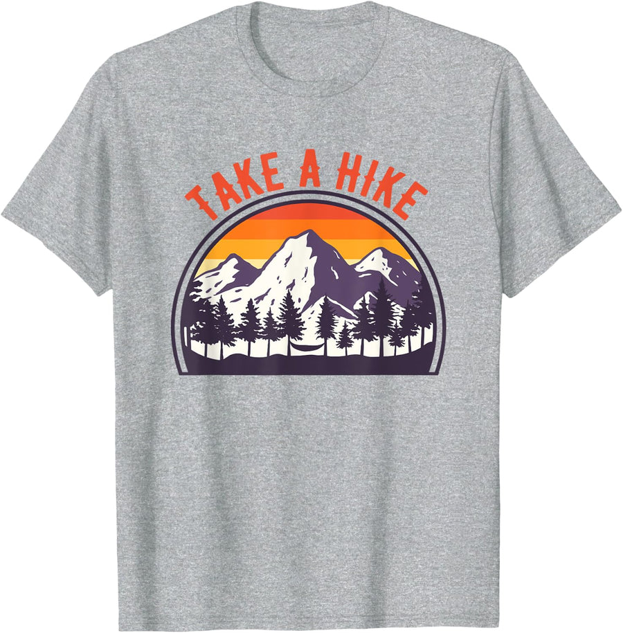 Take A Hike T-Shirt - Heather Grey
