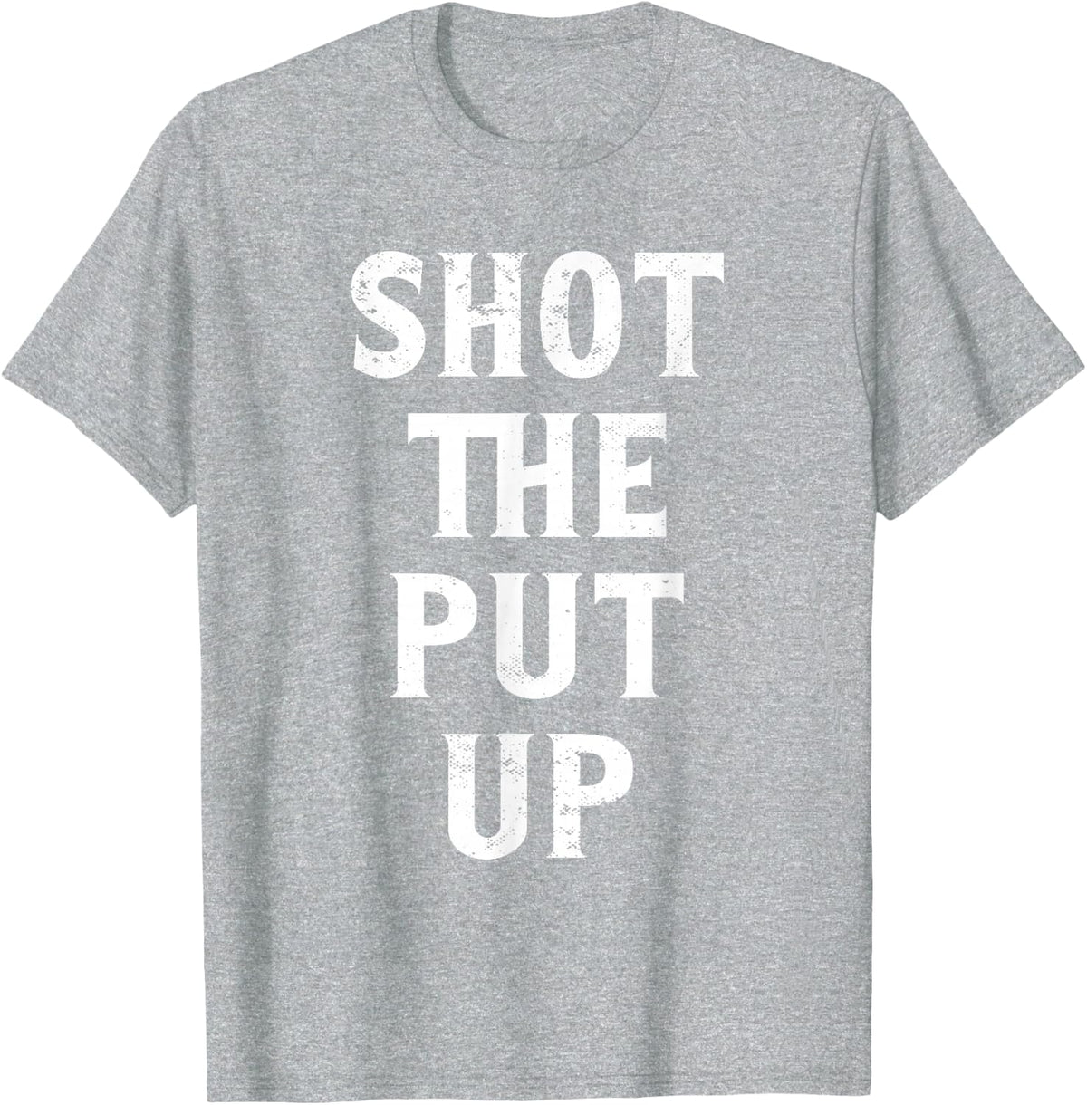 Track & Field Throwing Practice Discus Competition Shot Put T-Shirt - Heather Grey