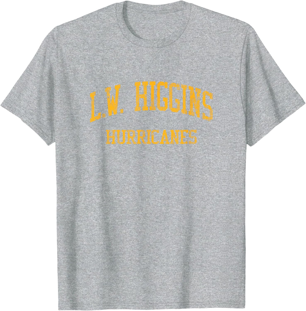 L.W. Higgins High School HS Marrero LA Vintage Sports T-Shirt - Heather Grey