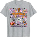 Pacifiers Pumpkins Preemies Neonatal Nicu Nurse Halloween T-Shirt - Heather Grey